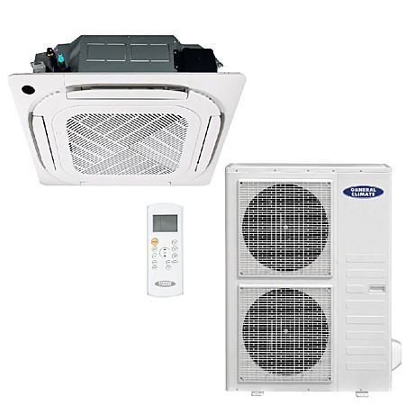 Кондиционер General Climate GC-4C48HRN2 / GU-U48H2 / Панель T-MBQ4-04B кассетная сплит-система комплект